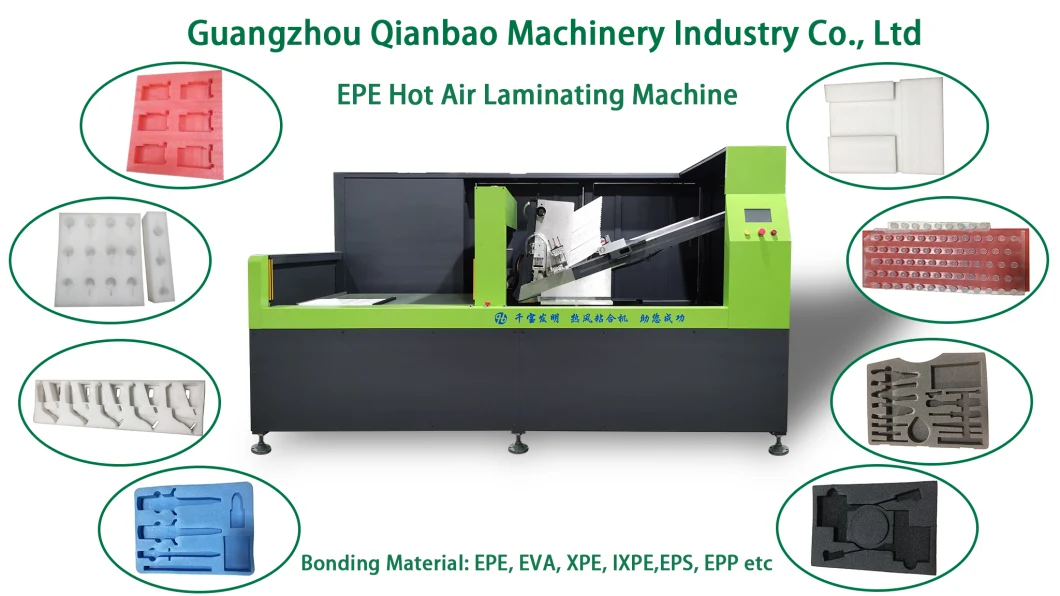 Packaging Machinery Industry EPE XPE Cross Linking Foam Hot Air Laminating Lamination Machine